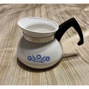 Vintage Corning Ware 3 cup tea pot Blue Cornflower design no lid